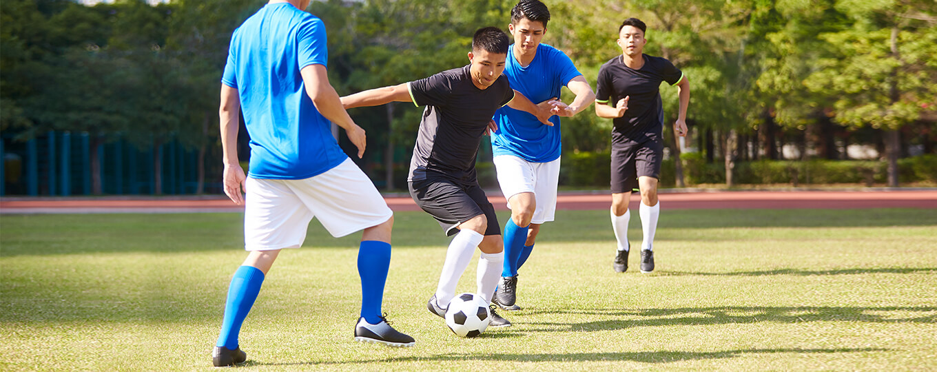 ผู้ชายเล่นฟุตบอลมั่นใจไร้กลิ่นตัว